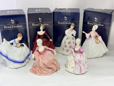 Lot 238 - ROYAL DOULTON; four boxed figures, HN3223...