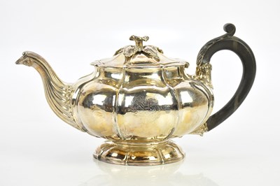 Lot 1384 - RICHARD SIBLEY I; a George IV hallmarked...