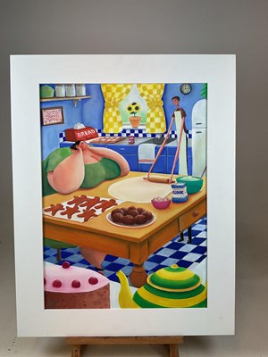 Lot 396 - SARAH JANE SZIKORA; oil on board, 'Gingerbread...