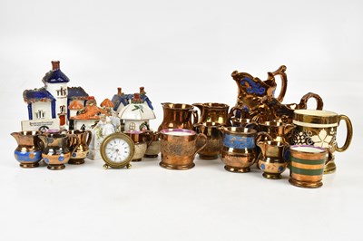 Lot 229 - A collection of Victorian and later ceramics,...