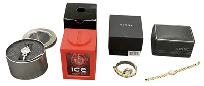 Lot 1830 - Four lady's dress watches including a cased...