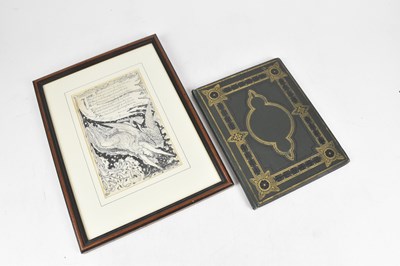 Lot 438 - CHARLES E MARSHALL; pen and ink, possible...