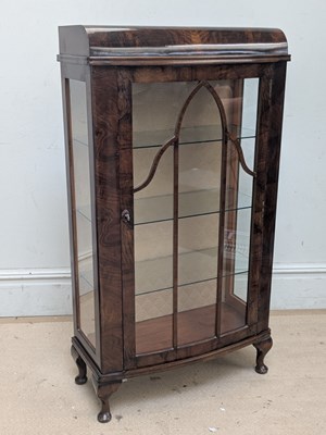 Lot 2184 - An early 20th century walnut single door...