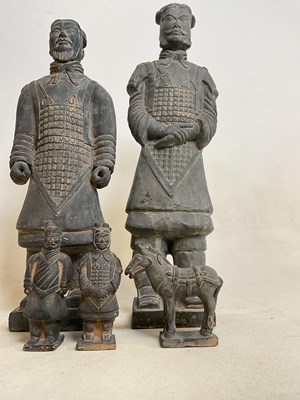 Lot 317 - A pair of contemporary figures inspired by the...