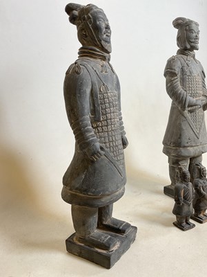 Lot 317 - A pair of contemporary figures inspired by the...