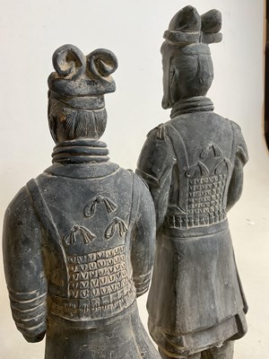 Lot 317 - A pair of contemporary figures inspired by the...