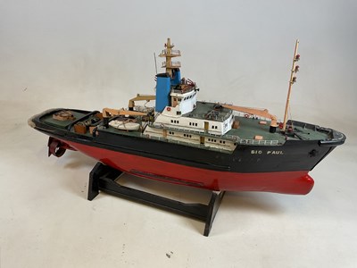 Lot 143 - A scratch built tug boat 'Big Paul' made for a...