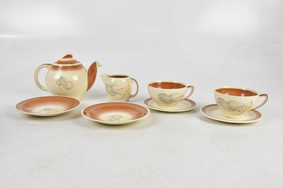 Lot 281 - SUSIE COOPER; an Art Deco part tea service...