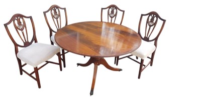 Lot 2236 - A reproduction table, height 75cm, diameter...
