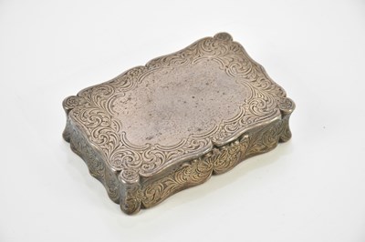 Lot 1360 - EDWARD SMITH; a Victorian hallmarked silver...