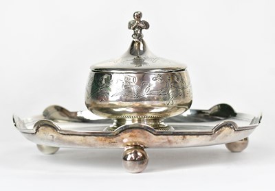 Lot 584 - MARTIN, HALL & CO; a Victorian hallmarked...