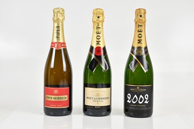 Lot 363 - CHAMPAGNE; a bottle of 2002 Moet & Chandon...