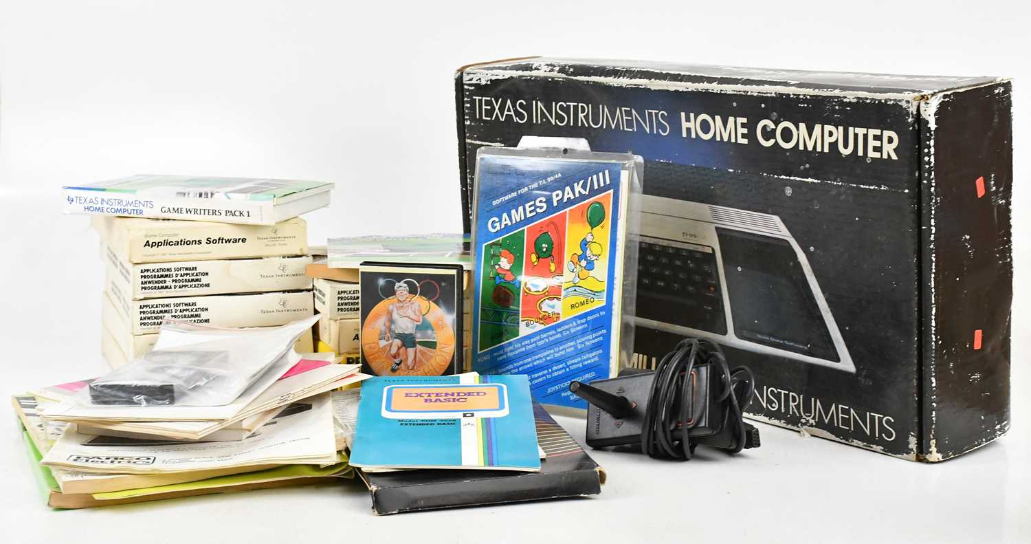 Lot 2435 - TEXAS INSTRUMENTS; a home computer, TI-99/4A,...