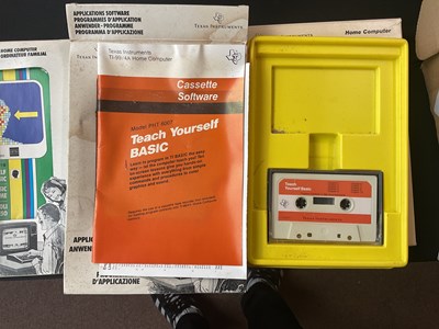 Lot 2435 - TEXAS INSTRUMENTS; a home computer, TI-99/4A,...