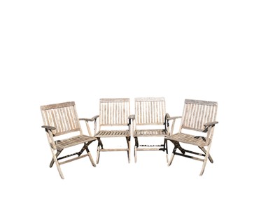 Lot 135 - BARLOW TYRIE; a modern circular folding garden...