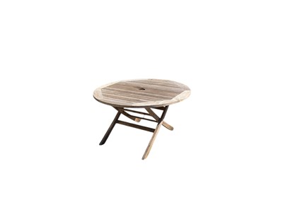 Lot 135 - BARLOW TYRIE; a modern circular folding garden...