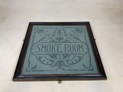 Lot 102 - A good quality Victorian etched glass effect...