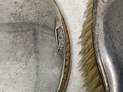 Lot 487 - A matched George V hallmarked silver five...