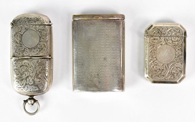 Lot 609 - An Edwardian hallmarked silver vesta/sovereign...