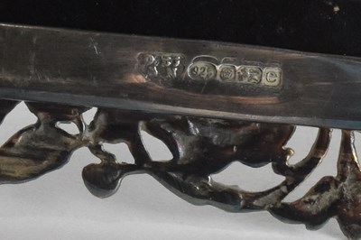 Lot 1085 - DAVID NEWBOLD, WEST SPACE CRAFT SILVER; two...