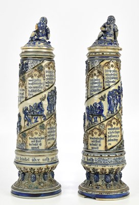 Lot 194 - A pair of late 19th/early 20th century German...