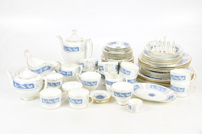 Lot 260 - COALPORT; a 'Revelry' pattern tea/dinner...