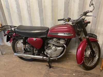 Lot 1 - NORTON; a 1964 250 twin motorbike 'FPA 188B',...