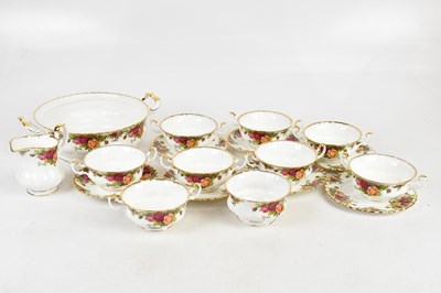 Lot 263 - ROYAL ALBERT; a part dinner service in the...