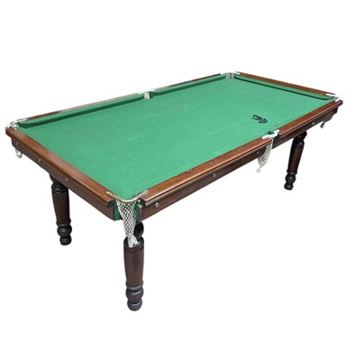 Lot 2081 - An early 20th century billiard/dining table,...