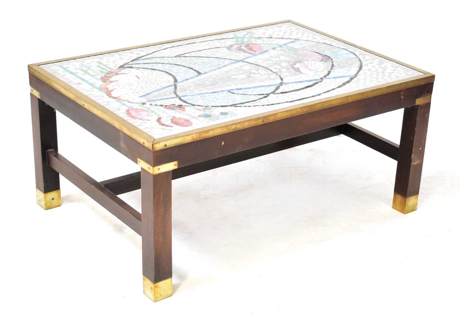 Lot 19 - A mid-20th century Art Nouveau style mosaic...