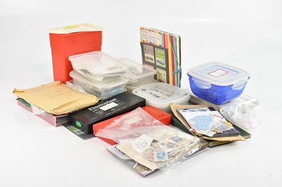 Lot 787 - WORLD STAMPS; in two crates, with various...