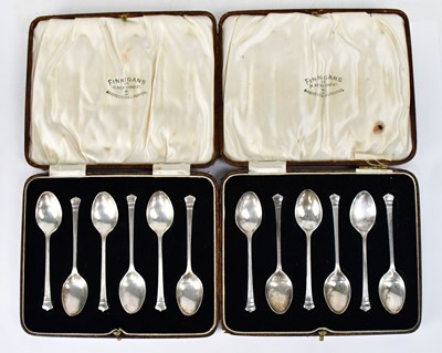 Lot 616 - WILLIAM SUCKLING LTD; two cased sets of George...