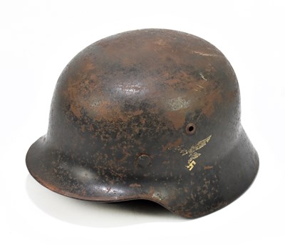 Lot 185 - A German WWIII period Third Reich Luftwaffe helmet