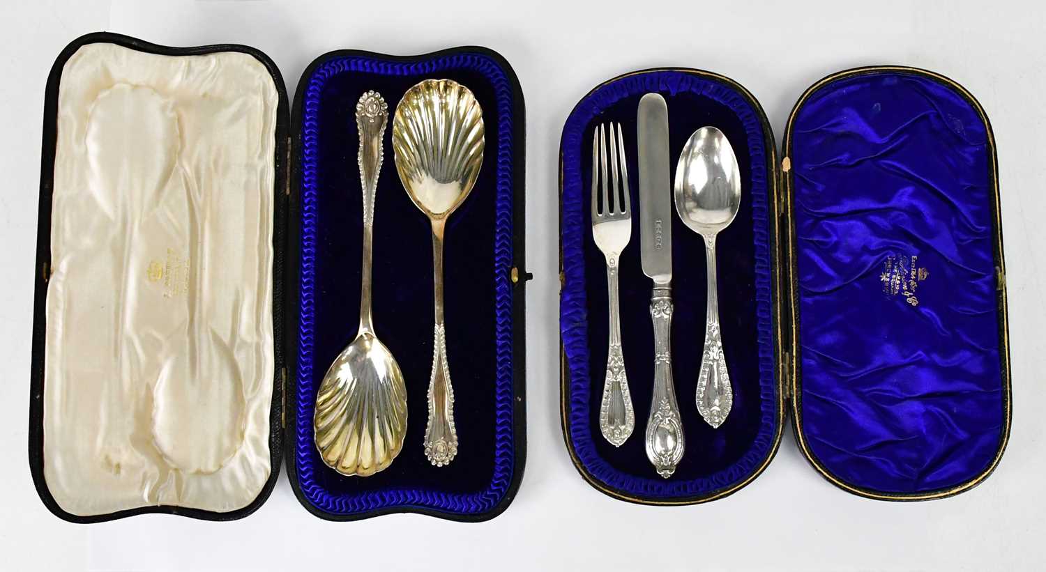 Lot 564 - JOSIAH WILLIAMS & CO; a cased pair of Edward...