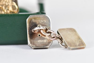 Lot 904 - ASPREY LONDON; a cased pair of hallmarked...