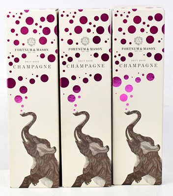 Lot 1002 - Three bottles of Fortnum & Mason Brut Rosé...
