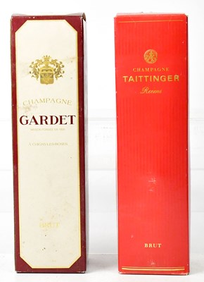 Lot 997 - Two boxed bottles of Champagne, Taittinger...