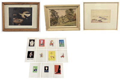 Lot 221 - AFTER HERBERT LEUPIN (1916-1999); a set of...