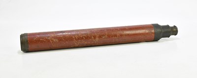 Lot 2471 - FRITH, LONDON; a single draw telescope, 86cm.