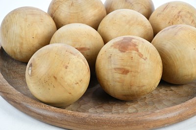 Lot 121 - DAVID GILBERT (1928-2016); cherry wood and...