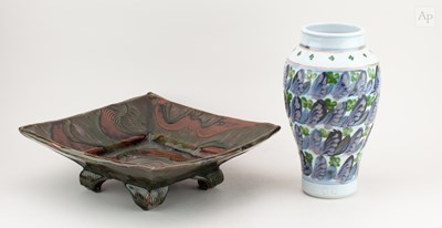 Lot 163 - DAVID FRITH (born 1943) for Brookhouse Pottery;...