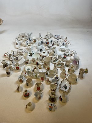 Lot 282 - A large collection of assorted crested china.