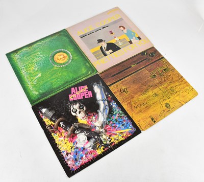 Lot 1209 - ALICE COOPER; ten albums comprising of Lace...