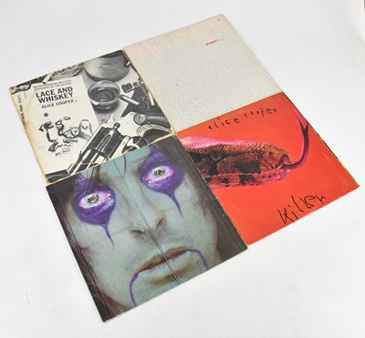 Lot 1209 - ALICE COOPER; ten albums comprising of Lace...