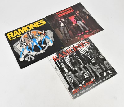 Lot 1215 - THE RAMONES; six albums comprising Rock & Roll...