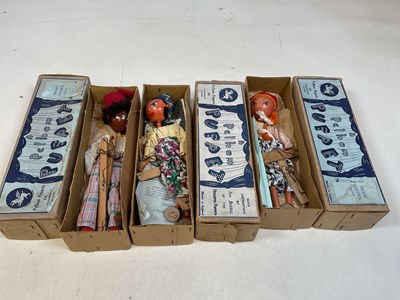 Lot 153 - PELHAM PUPPETS; three boxed examples.