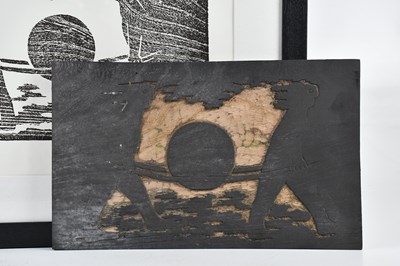 Lot 6 - DAVID GILBERT (1928-2016); woodblock print and...