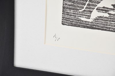 Lot 6 - DAVID GILBERT (1928-2016); woodblock print and...