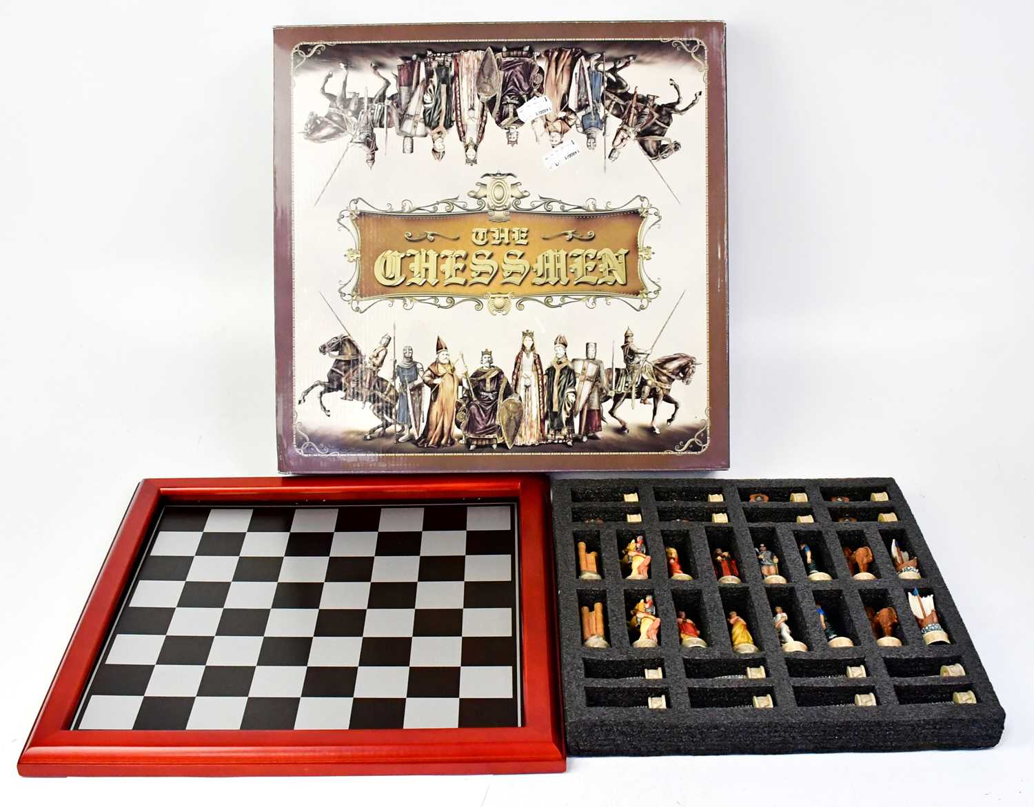 Lot 464 - THE CHESSMEN; a 'Trojan War Chess Set'...