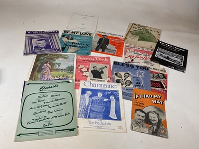 Lot 363 - A quantity of vintage sheet music including My...